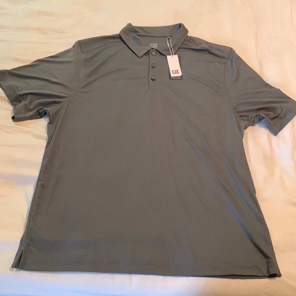 Cutter & Buck Mens Polo size XXL Grey